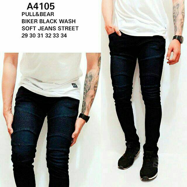 pull and bear biker jeans