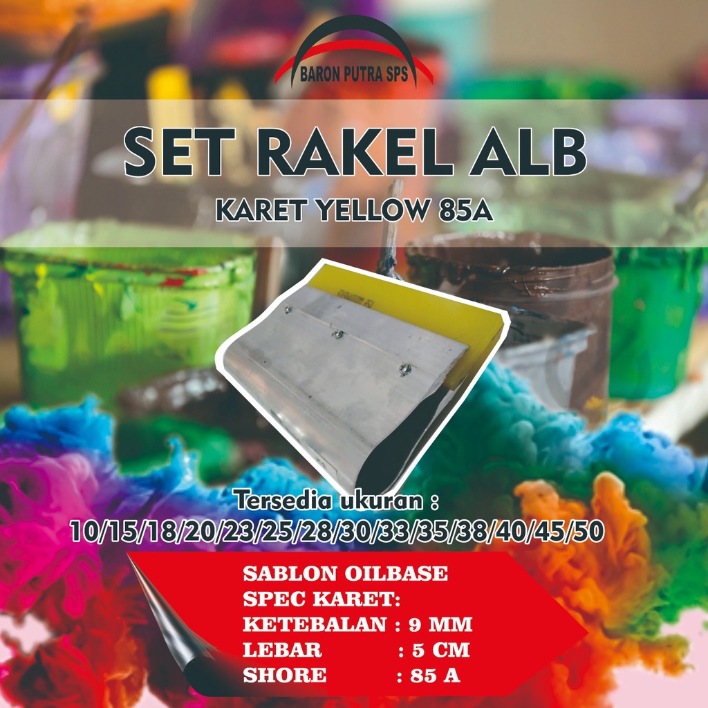 

SET RAKEL ALB KARET PAPAK YELLOW 25CM