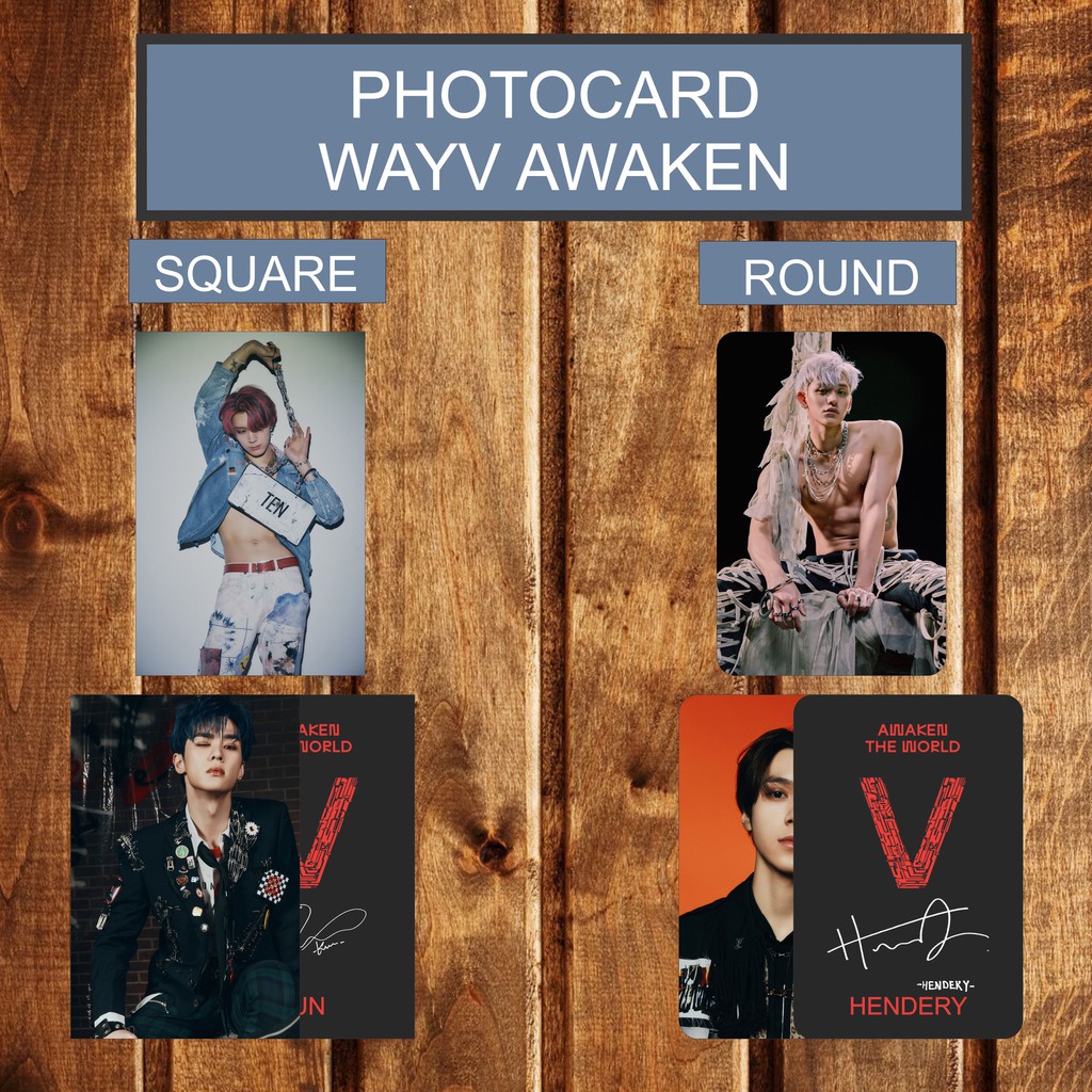 PHOTOCARD WAYV AWAKEN THE WORLD
