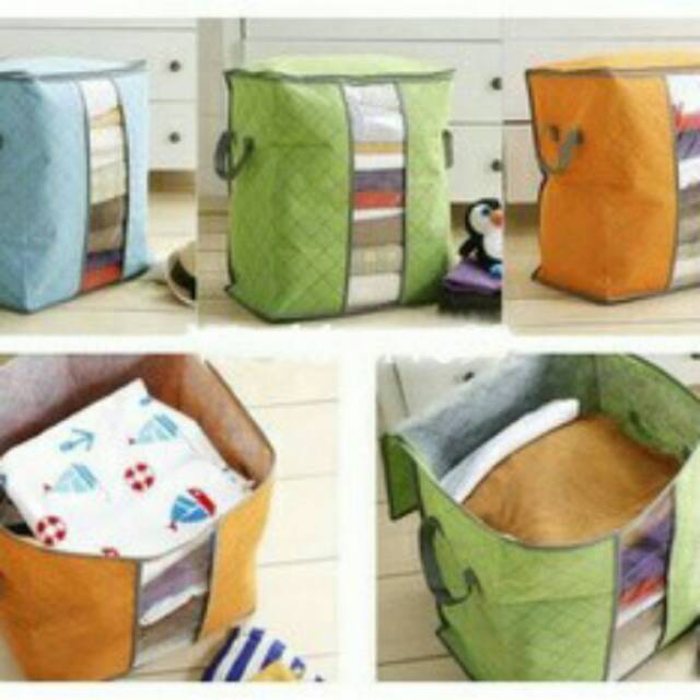 Storage box warna gen 2 / Living box / pentimpanan baju, selimut dll