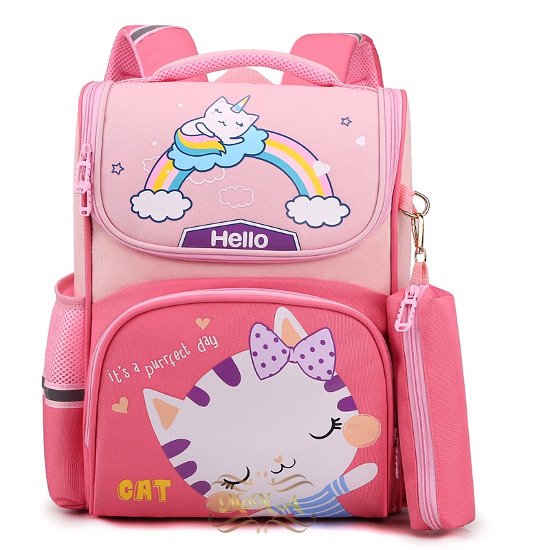 [MTOYS]  Tas Ransel Anak Cewek Import Motif  Imut + FREE Tempat Pensil Waterproof - Kualitas Premium - M0185