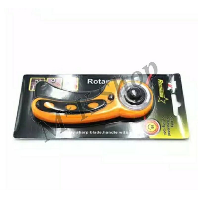 Pemotong kain tebal/ Rotary cutter/cutter bulat. Uk.45 mm