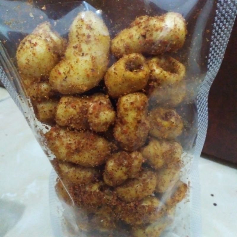 

Cemilan Makaroni Crispy dan gurih