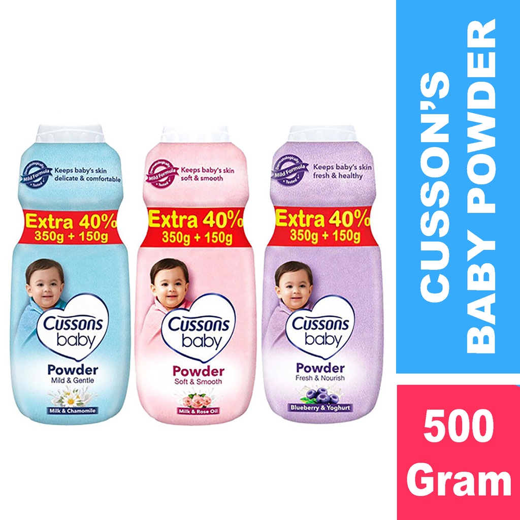 Bisa COD Cussons Baby Powder Soft &amp; Smooth / Fresh &amp; Nourish / Mild &amp; Gentle Extra Fill - Cussons Bedak Bayi