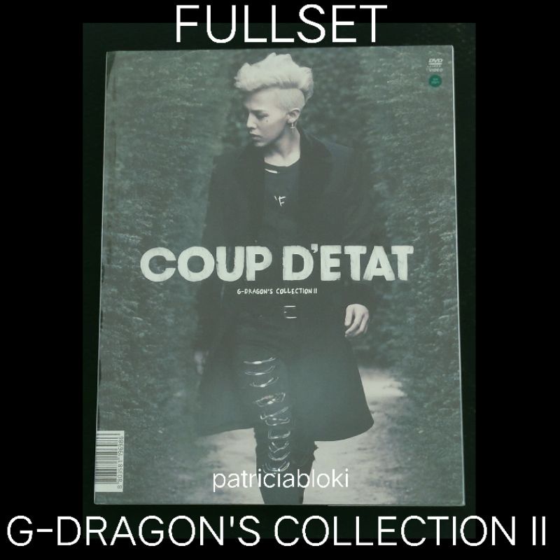 DVD MAKING Fullset G-DRAGON BIGBANG COUP D'ETAT COLLECTION II Album GD Gdragon Big bang photocard pc