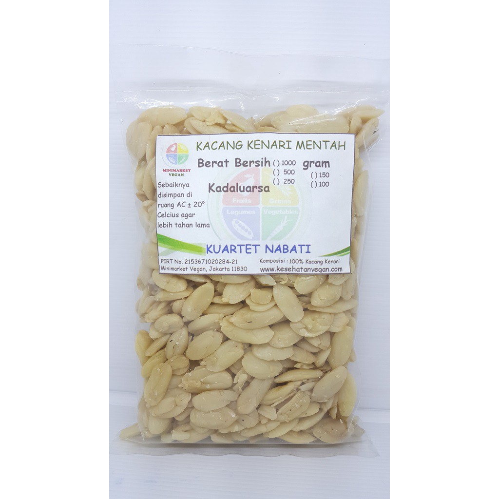 

1 Kg x 10 Kenari / Kacang Kenari - Kupas Mentah / Raw