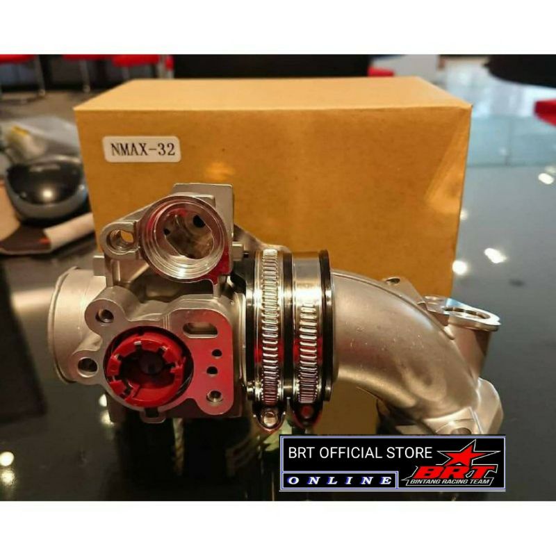 Throttle Body BRT TB NMAX old &amp; All new NMAX 155 30mm 32mm 34mm 30 32 34Trotol body trotole body &amp;Velocity Nmax Velocity banana Nmax lama dan nmax new baru ghio motor shop Promo cod termurah paling murah discon on sale