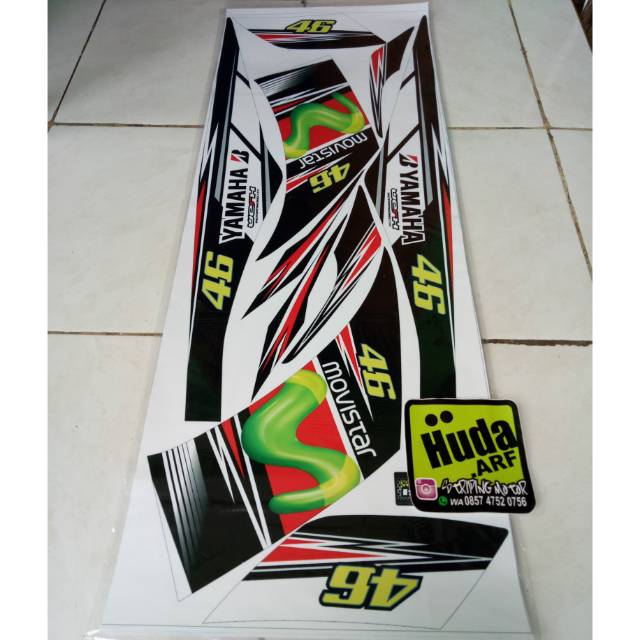 Striping Lis Sticker Variasi Yamaha Jupiter Z New Z1 46