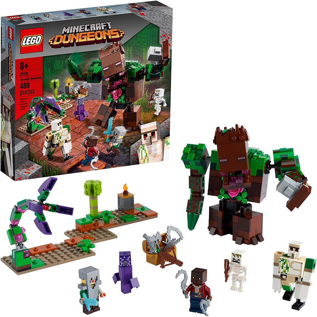 LEGO Minecraft The Jungle Abomination 21176 Building Kit Toy Kids