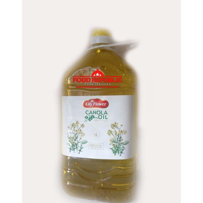

BISA COD CANOLA OIL - MINYAK KANOLA LILY FLOWER 5 LTR TERMURAH