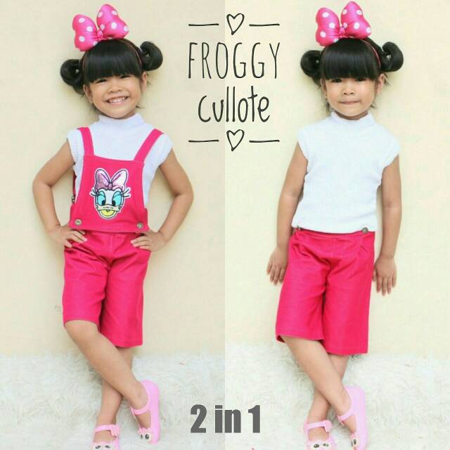 FROGGY CULLOTE / Overall anak / Baju anak Ama Collection