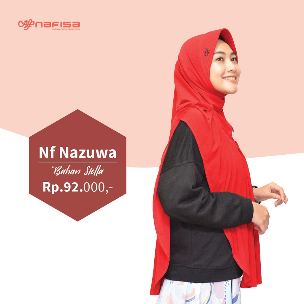 Jilbab Nafisa Nazuwa/Hijab Instan/Kerudung Murah/Berkualitas-2
