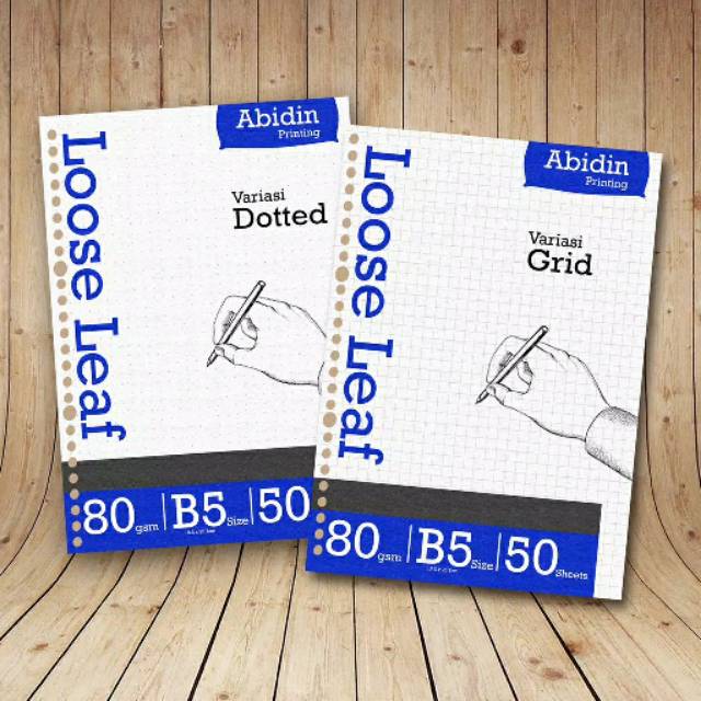 

Loose Leaf B5 Grid dan Dot 80 gsm HVS