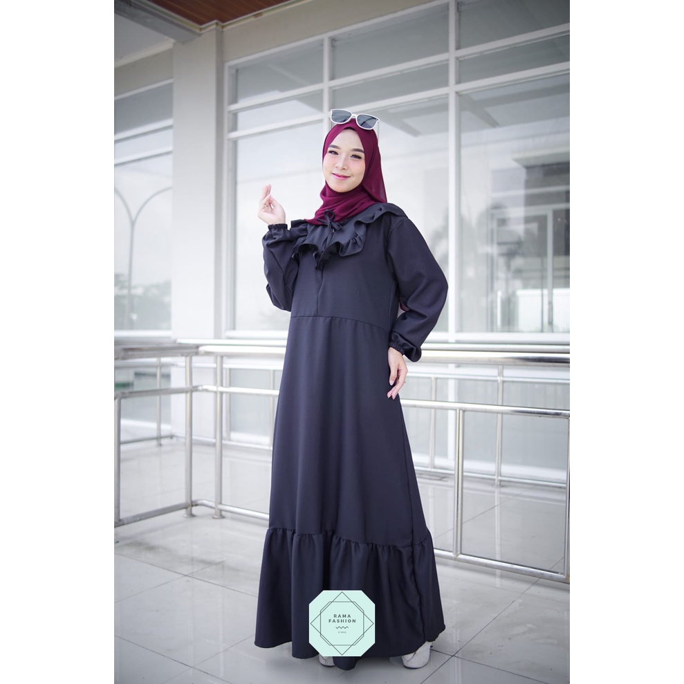 Baju Gamis Shakilla Terlaris / Dress Muslim Bahan Shakilla Adem Tidak Nerawang / Gamis Dress Murah Terbaru 2023 / Maxi Dress Bahan Shakilla