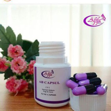 afifa skincare acne capsul hasil mantap