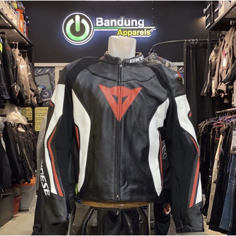 Jaket Motor Riding Full Kulit Original Leather Dainese Assen Jacket