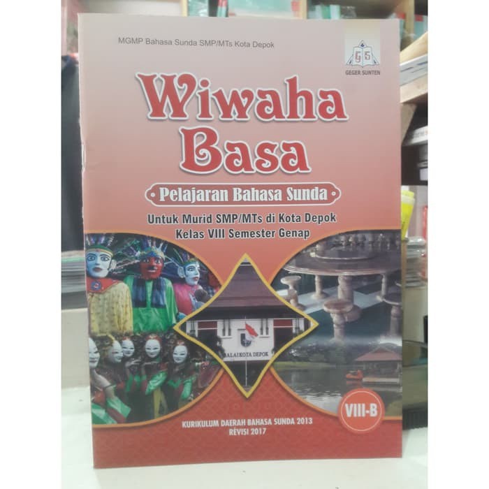 BAHASA SUNDA WIWAHA BASA KELAS 8 B GEGER SUNTEN MURAH ORI Baru
