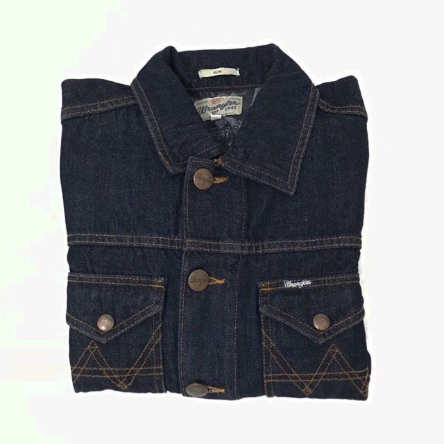 Jaket jeans pria WRANGLER