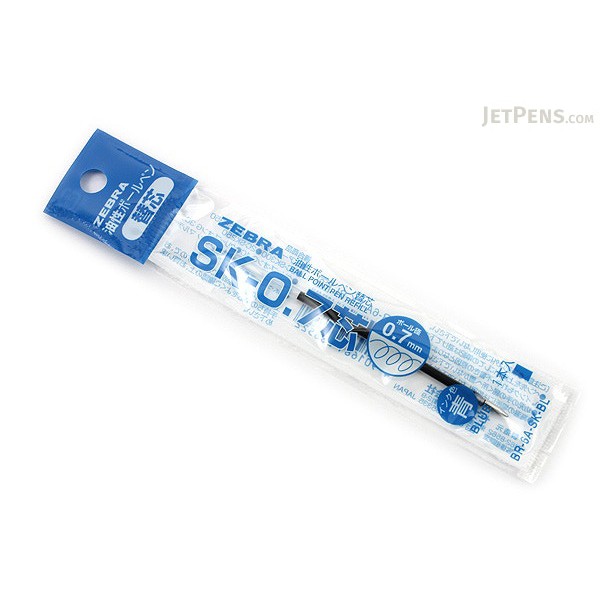 

BIRU 0.7 mm Refill Zebra SK-0.7 isi ulang pulpen balpoint clip on multi ATK0594ZB