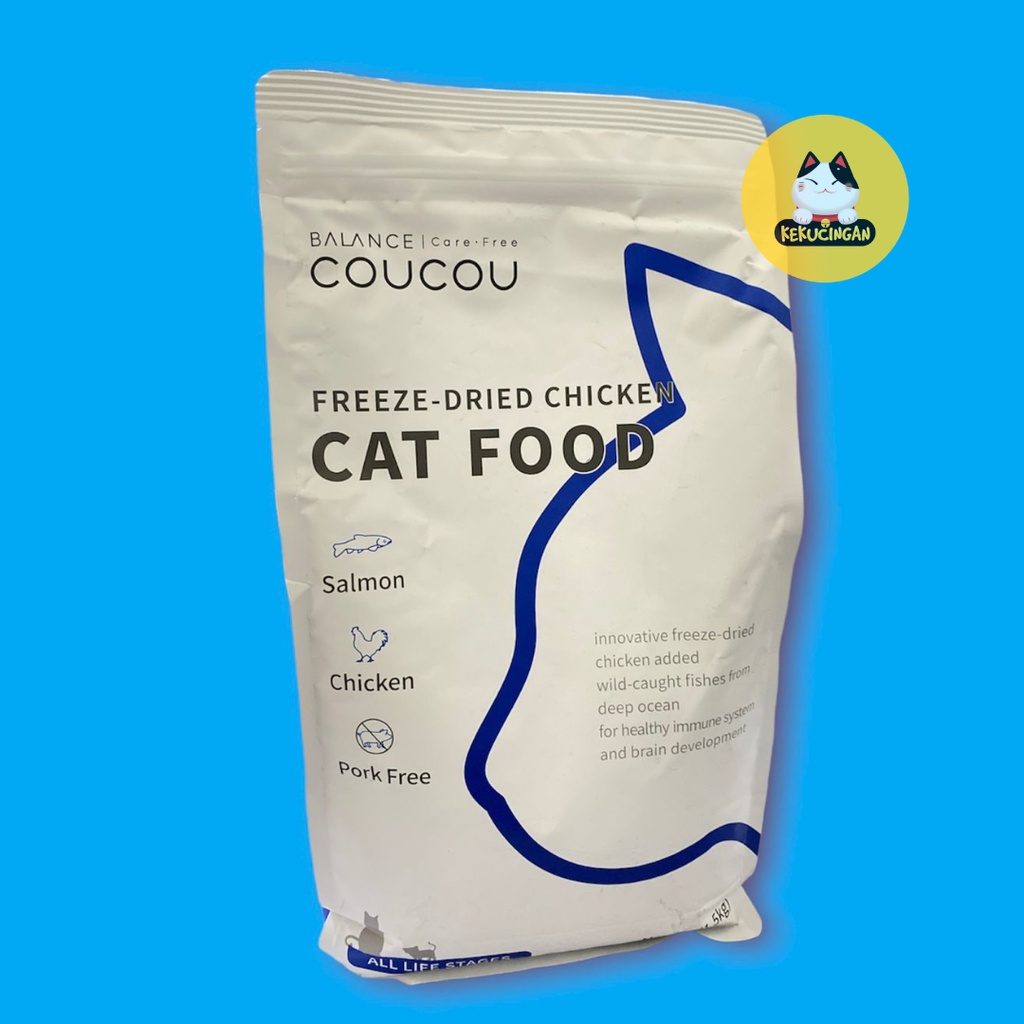 Makanan Kucing Premium COUCOU Cat Food All Stage/Kitten 1,5kg