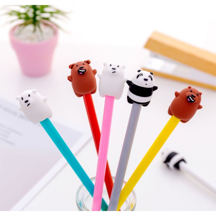 

MasterBag - Pena Bentuk Bears Gel Pen / Ballpoint Sekolah / Pena Import