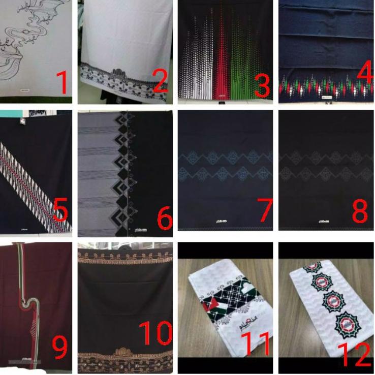 Top Produk.. Sarung Rabbani INPAL Palestine Keren Harga Sarung Rabani Hitam Putih motif Palestina Te