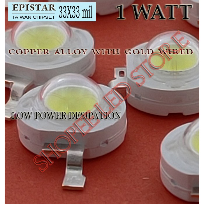 GENUINE EPISTAR 1W HPL 1WATT ALL COLOR AQUASCAPE AQUARIUM LIGHTING