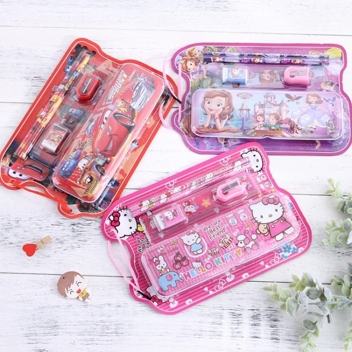 

Bergaransi Paket Alat Tulis Set, Perlengkapan Belajar Anak-Anak, Gift Set Hadiah Bergaransi