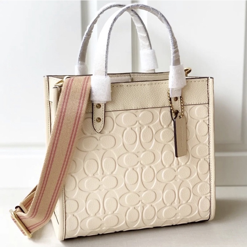 Ready tote field signature leather 22x20x10cm