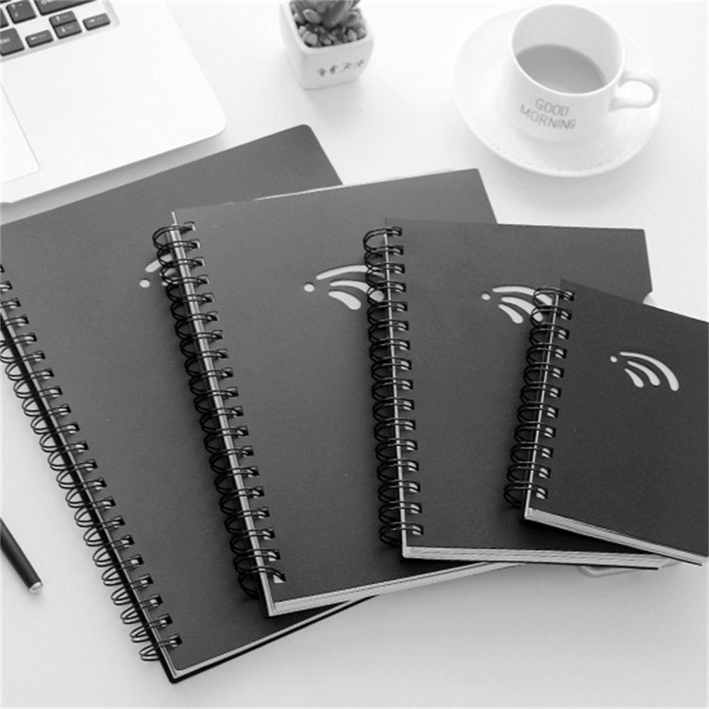 Mxbeauty Bussiness NoteBook Siswa Perlengkapan Sekolah Memo Pad Waktu Organizer Diary Agenda Garis Horizontal Kertas Coil NoteBook