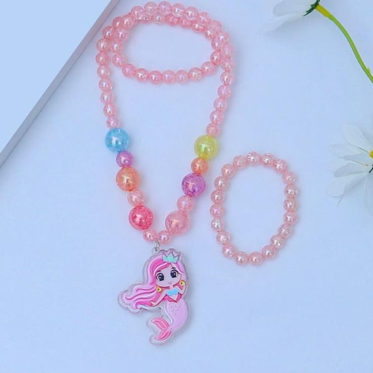 Buruan Cek [ULTRATOYS] KALUNG LAMPU ANAK PRINCESS MERMAID IMPORT