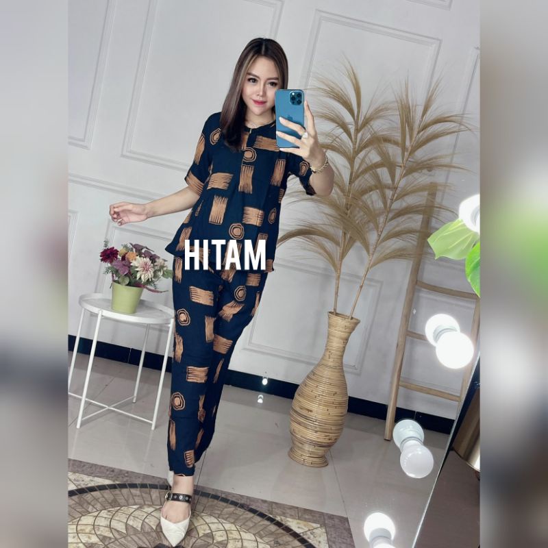 BAJU PAJAMAS SETELAN ONE SET ONESET TIEDYE TIE DYE PAKAIAN TIDUR SETELAN WANITA PAJAMAS BAHAN KATUN RAYON BALI PREMIUM MODEL MOTIF TERBARU KEKINIAN 2021 MURAH KEKINIAN SET IMPORT VISCOSE PIYAMA KOREAN STYLE HIJAB LENGAN PANJANG TERBARU DEWASA JUMBO VIRAL-M