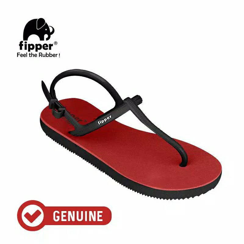 Fipper Strappy Red / Black Size UK 5
