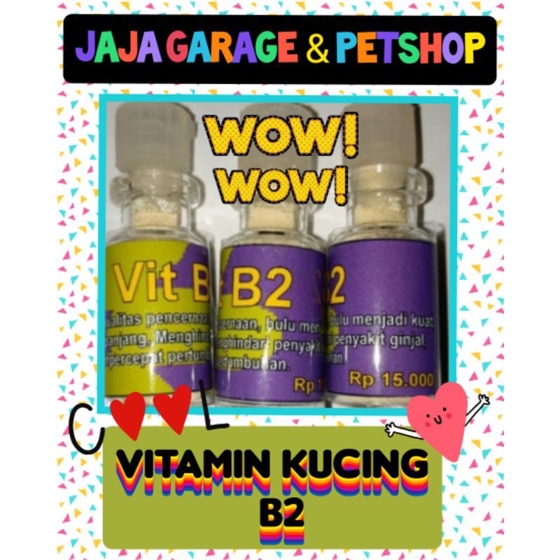 VITAMIN KUCING B2