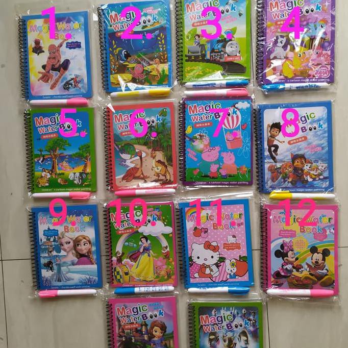 

Magic Water Drawing Book / Buku Gambar/ Mainan Edukasi Anak