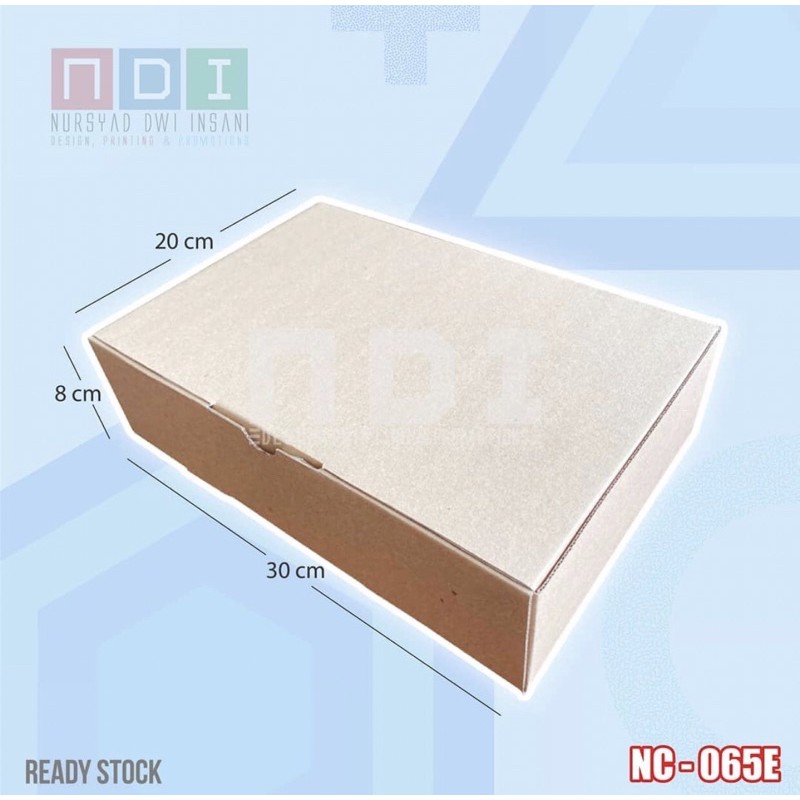 

DUS BOX CORRUGATED 1 PAK (ISI 20 pcs) Uk. 30x20x8cm