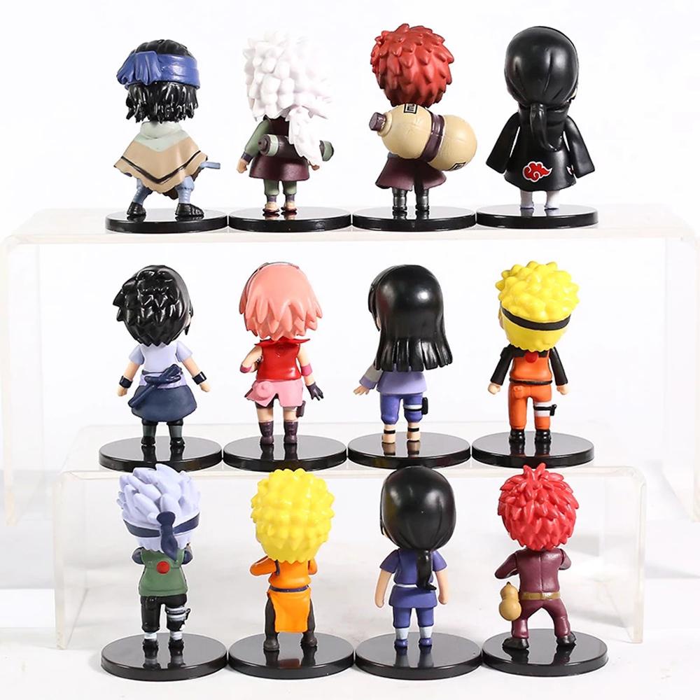 Lanfy Naruto 6pcs/Lot Patung Model Japan Comics Gaara Obito Itachi Kakashi