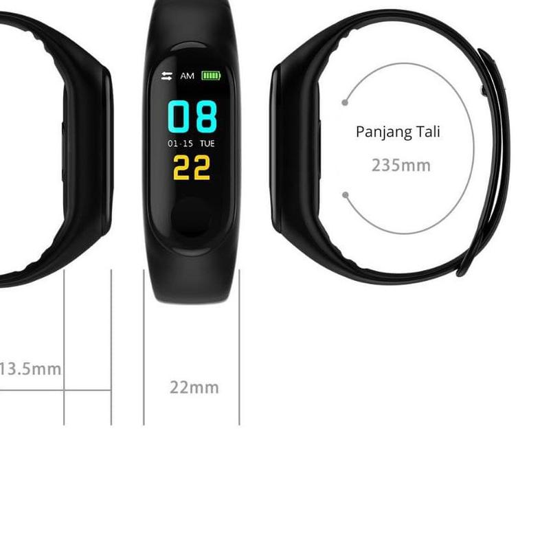 Jam Tangan Smart Watch Digital Olahraga Penghitung Kalori Detak Jantung Pria Wanita