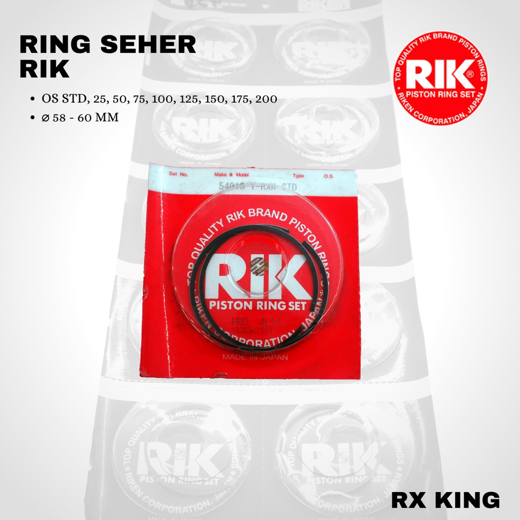 Ring seher RIK Rx king OS STD - 200