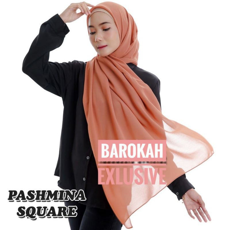 (BISA COD)PASHMINA SQUARE &amp;PASHMINA REGULER BANYAK PILIHAN WARNA