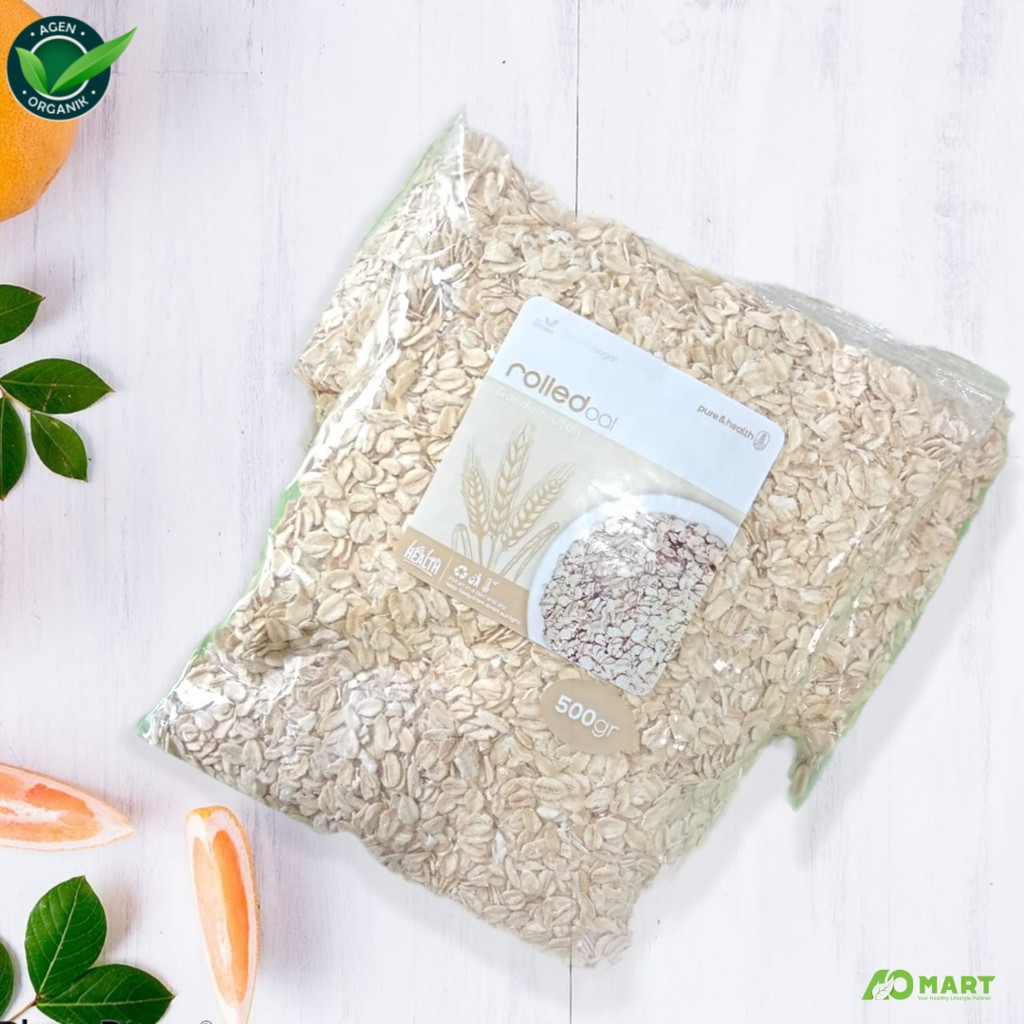 

Rolled Oat (Gandum Utuh)-Pure & Health 500gr
