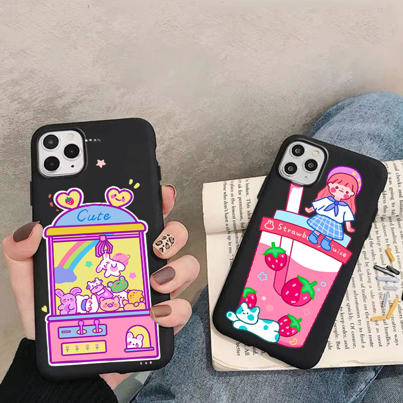 Soft Case Hp Gambar Kartun Bahan Silikon Untuk Xiaomi Redmi Note 6 / 6a