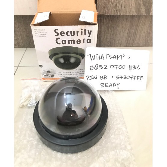 CCTV Palsu / Fake Kamera Satpam Penjaga Rumah Maling Kabur Lampu LED