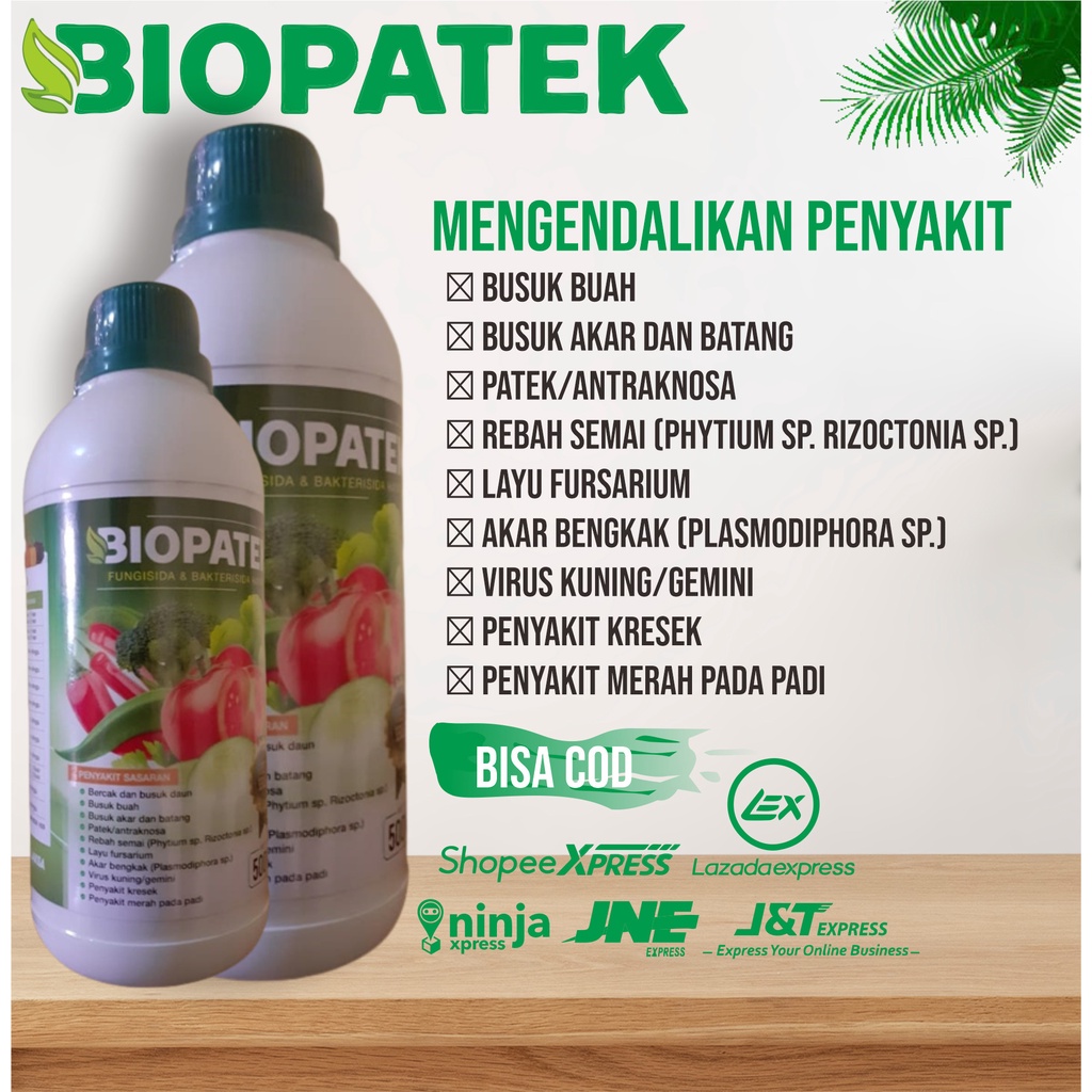 COD Obat Penyakit Patek Busuk Cabe/Cabai BIOPATEK 500 ML - Pupuk Cabe Lebat Atasi Busuk Kering Patek