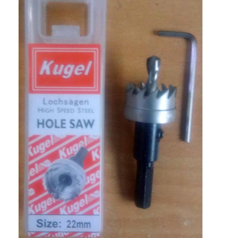 ➭ Hole Saw Besi 22mm / HoleSaw Besi 22mm / Mata Bor Besi 22mm KUGEL ➹
