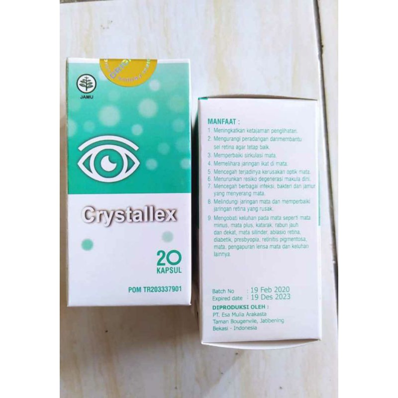Crystallex Asli Original Obat Mata Plus Minus Terbaik Dan Terbaru Herbal Aman