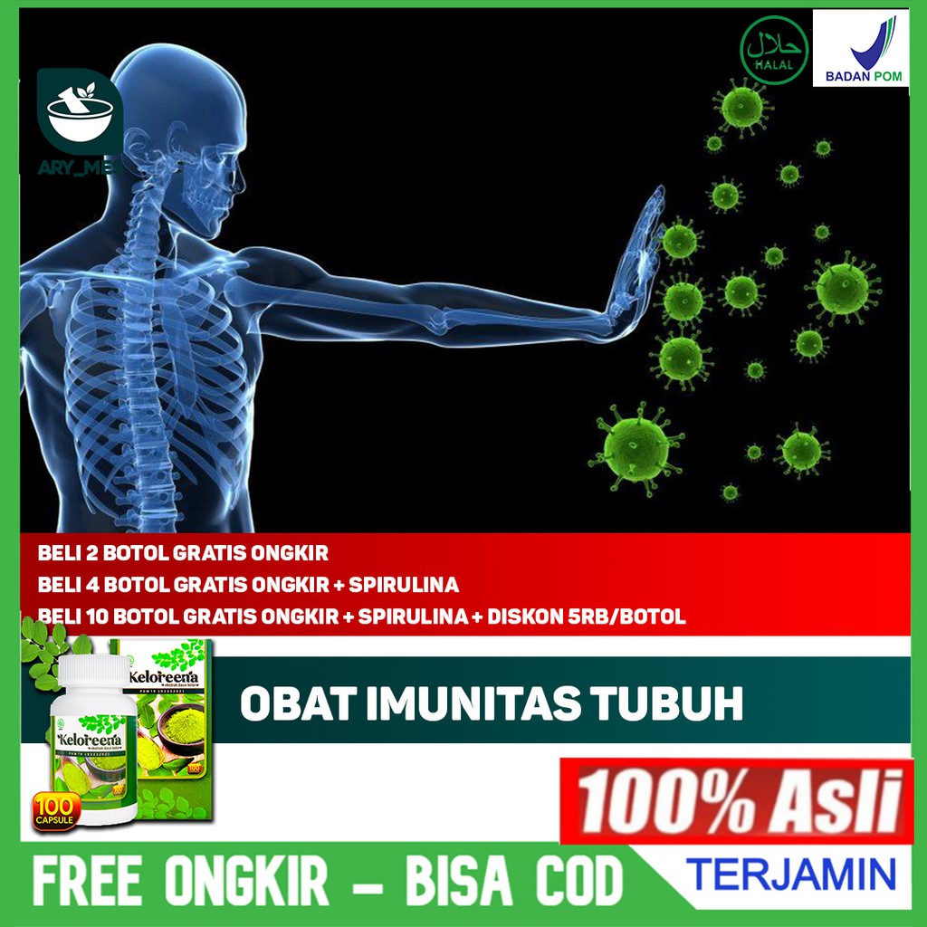 

Obat Imunitas Tubuh - Penambah Daya Tahan Tubuh - Imunitas Meningkat Herbal Keloreena High Quality