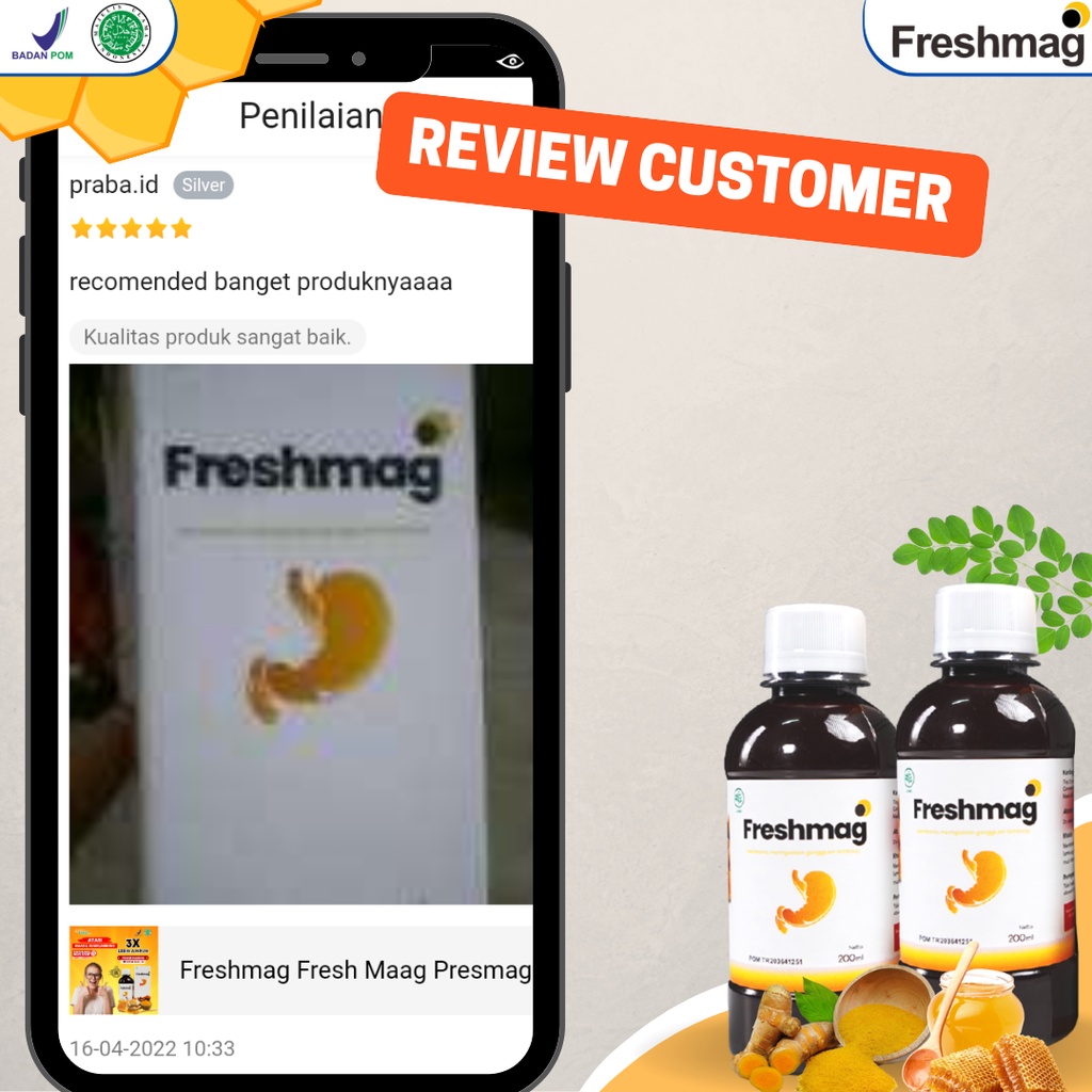 MADU FRESHMAG ORIGINAL | FRESMAG FRESH MAGH Gerd | Obat Sakit Maag Asam Lambung Tinggi Kronis