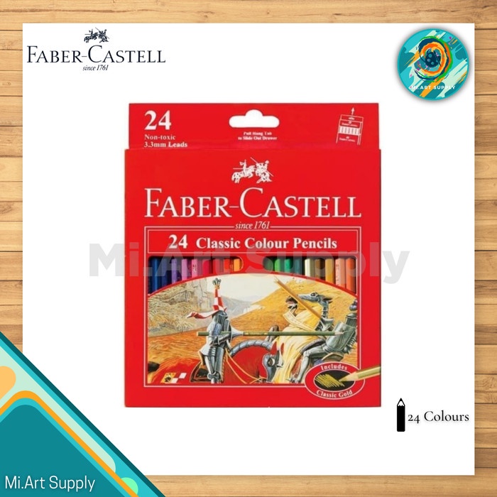 

Original Faber Castell 24 Classic Colour Pencils