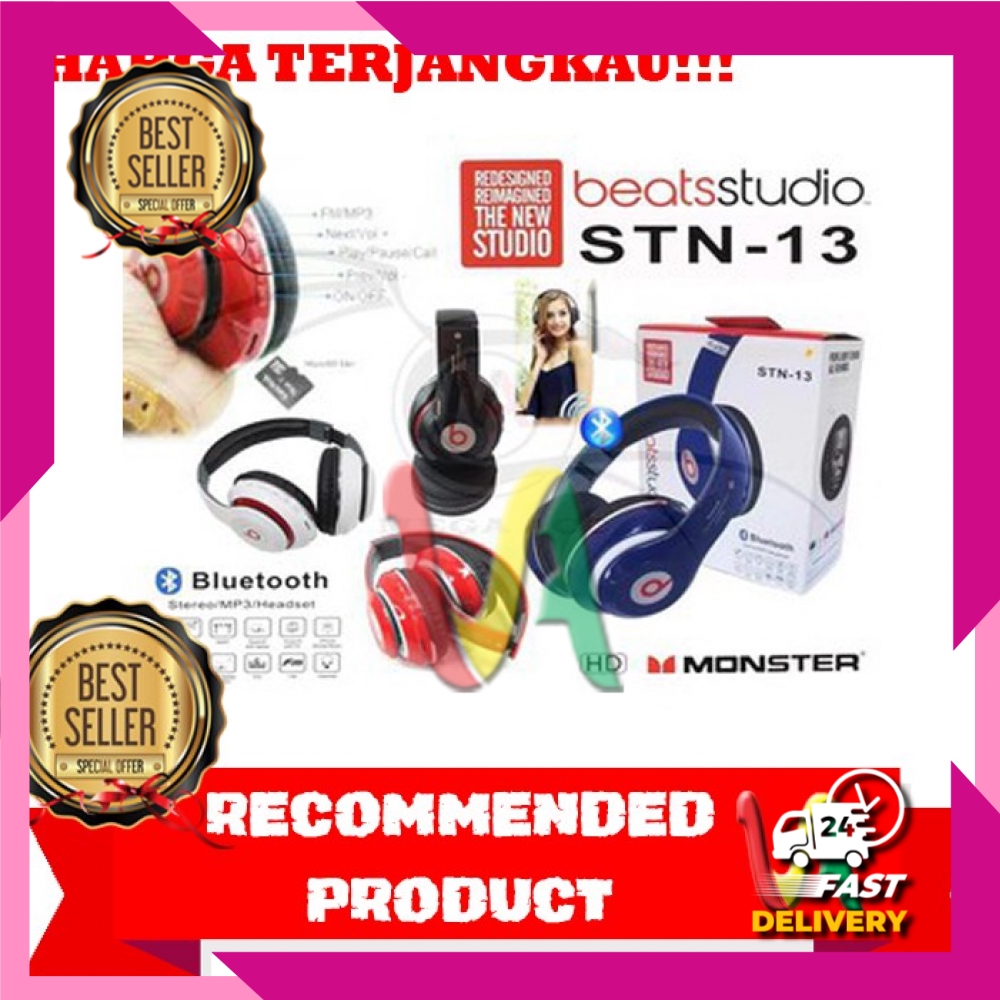 Headphone Beats / headset bluetooth beats STUDIO stereo ...